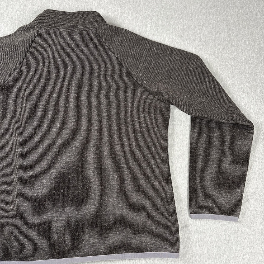 The North Face Ribbed Fleece Full Zip Up Jacket Women's - Size XL - Dark Gray - Picture 15 of 16